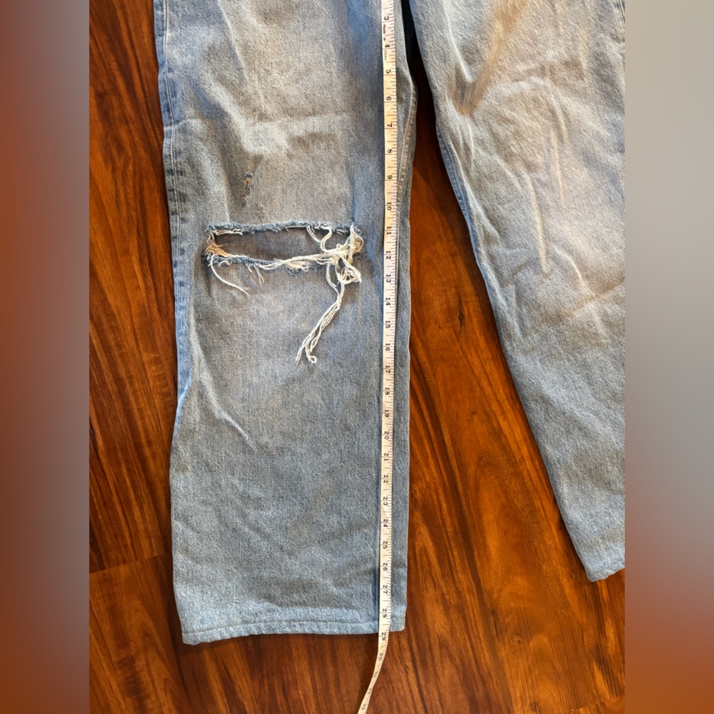Frame Le High N Tight Wide Leg Bilson Rips Wash Distressed Jean 27 - Picture 8 of 8